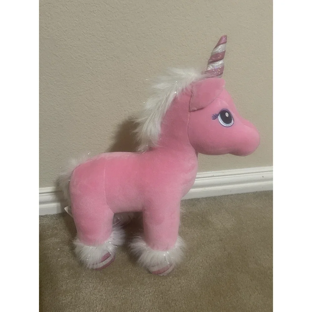 Build A Bear Workshop UNICORN Candy‎ Stripe Bubblegum Pink PEGASUS 16